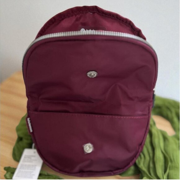 Burgundy Crossbody Belt Bag Everyday Sling 1L - Picture 2 of 7